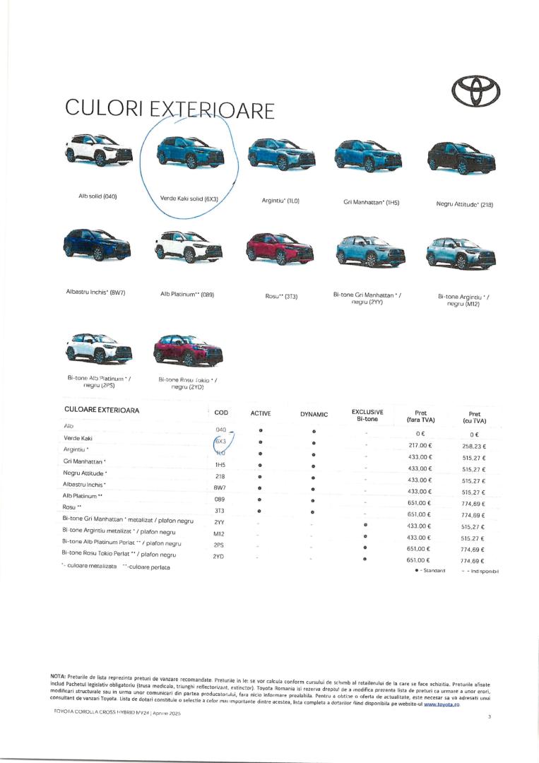 Cumpara/ Vinde online Toyota Corolla 2024 SH, la cel mai bun pret pentru tine!