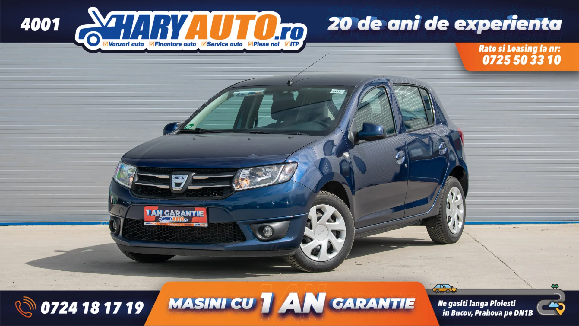 Cumpara/ Vinde online Dacia Sandero 2016 SH, la cel mai bun pret pentru tine!