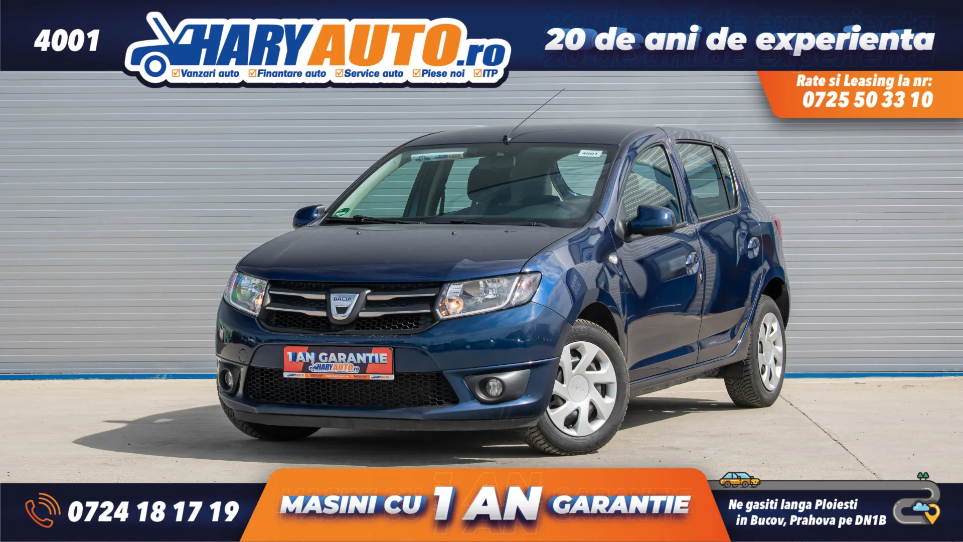 Cumpara/ Vinde online Dacia Sandero 2016 SH, la cel mai bun pret pentru tine!