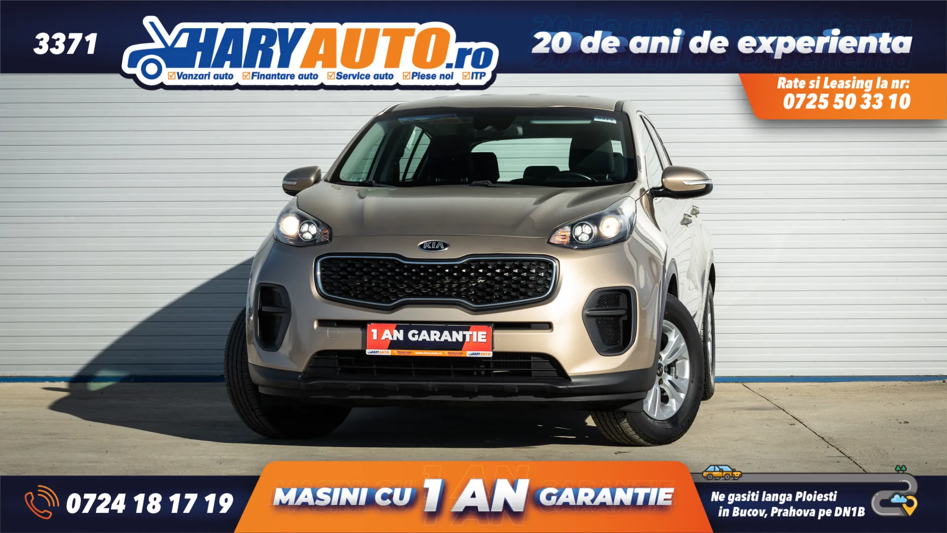 Cumpara/ Vinde online Kia Sportage 2016 SH, la cel mai bun pret pentru tine!