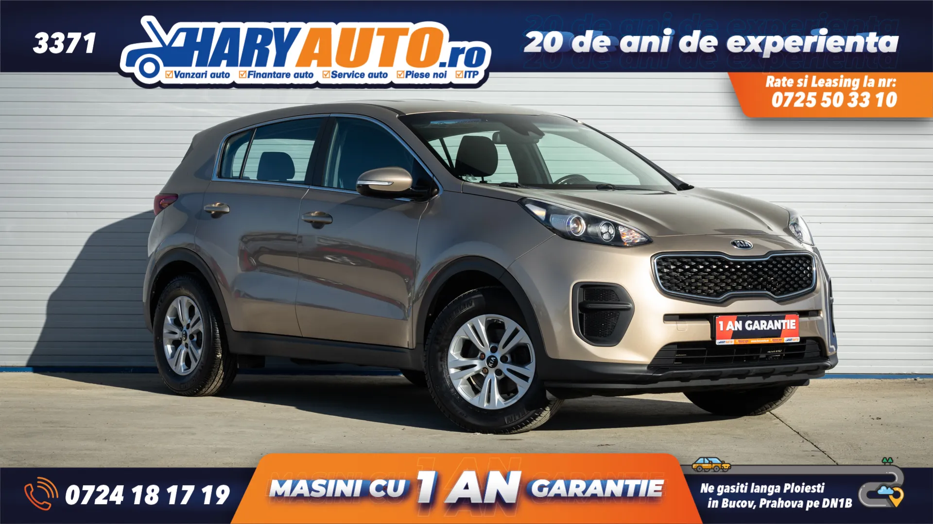 Cumpara/ Vinde online Kia Sportage 2016 SH, la cel mai bun pret pentru tine!