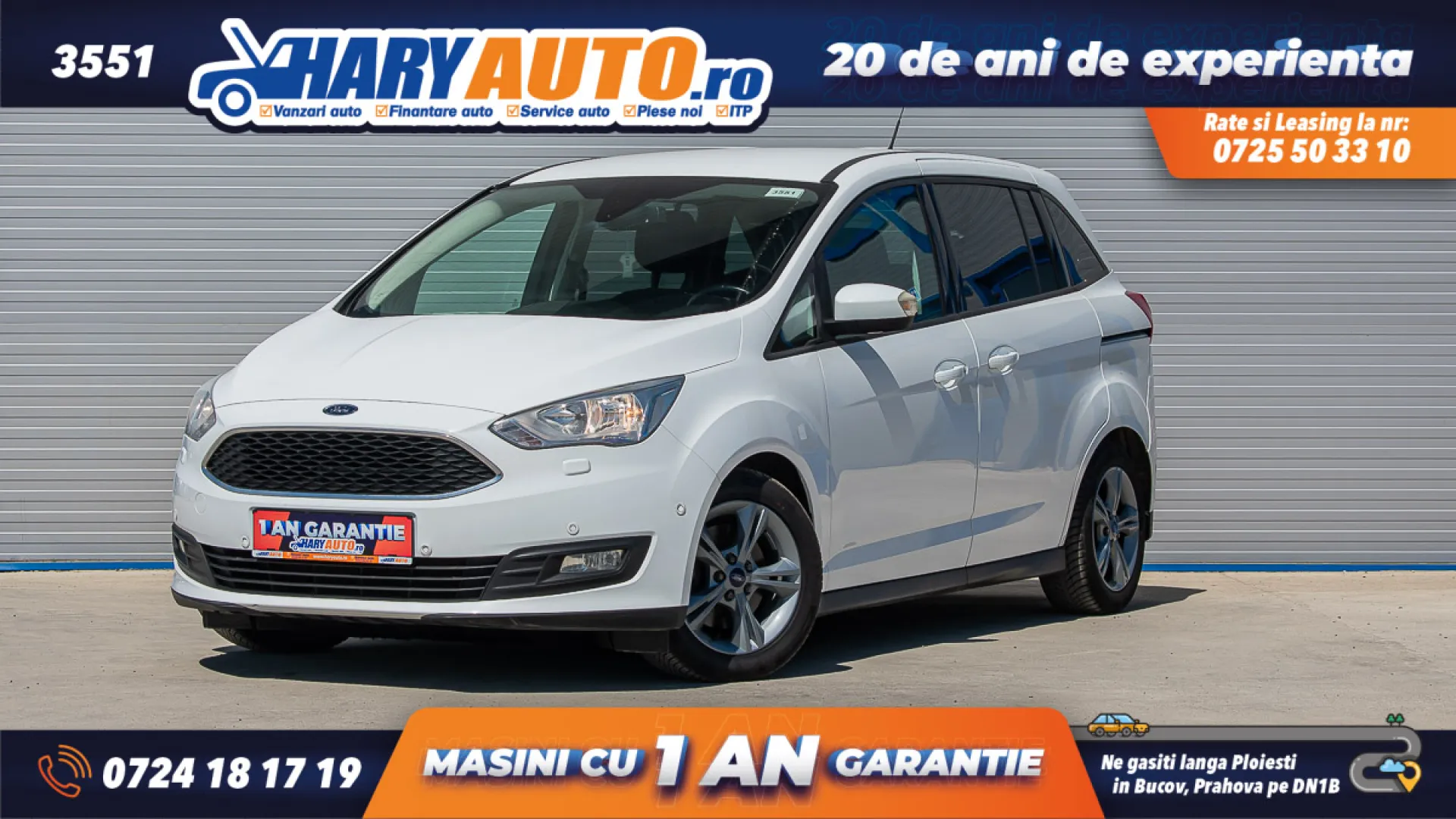 Cumpara/ Vinde online Ford C-Max 2015 SH, la cel mai bun pret pentru tine!