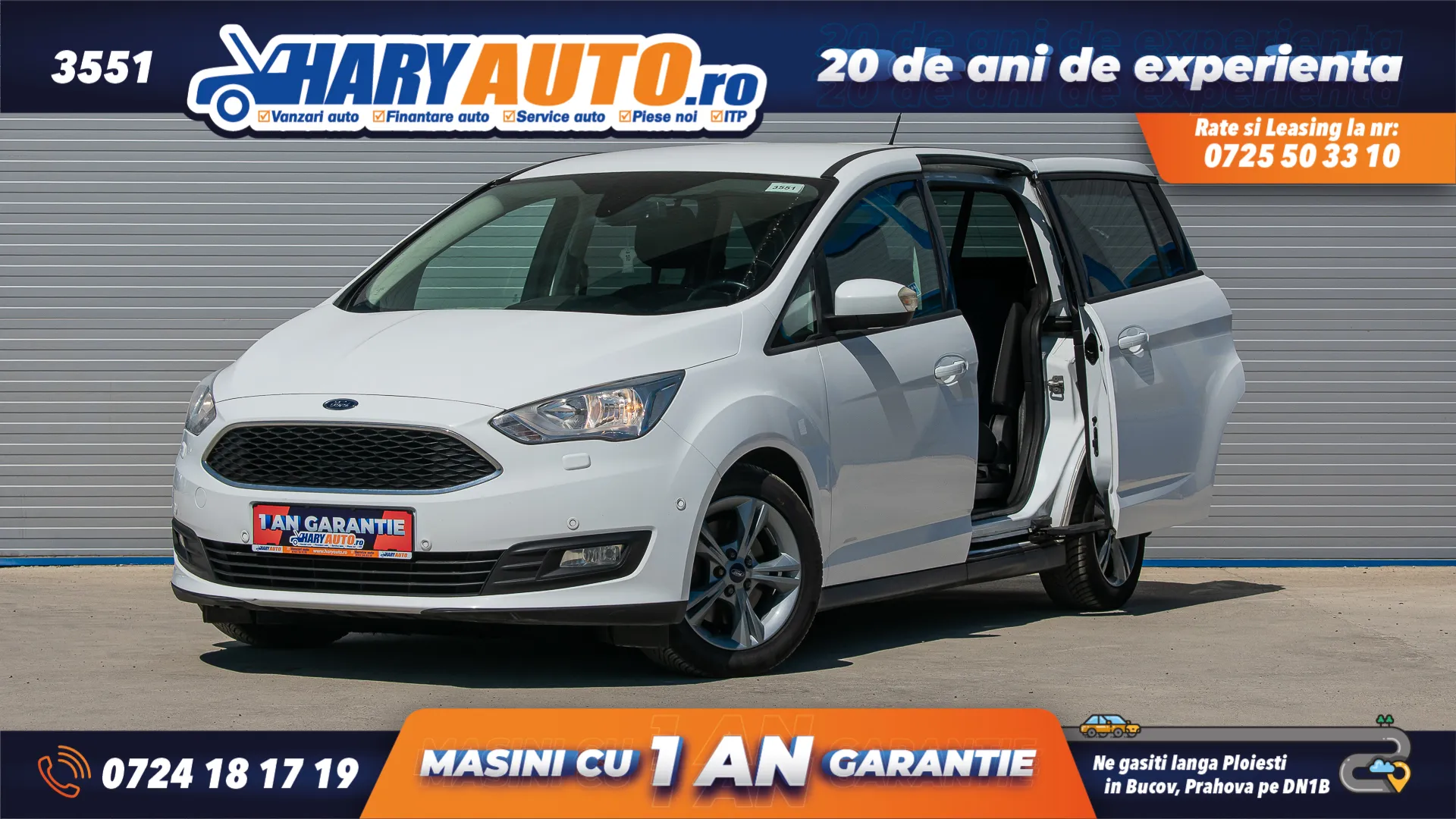 Cumpara/ Vinde online Ford C-Max 2015 SH, la cel mai bun pret pentru tine!