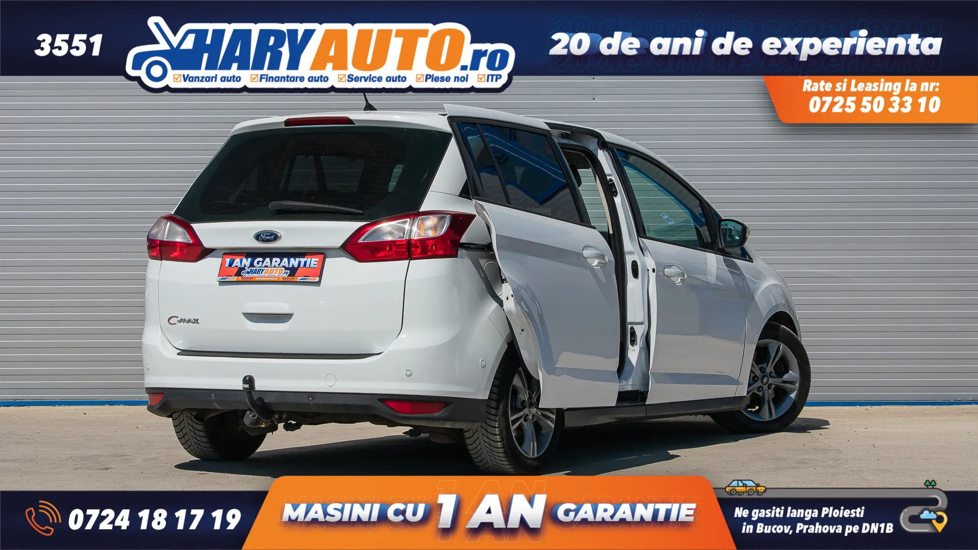 Cumpara/ Vinde online Ford C-Max 2015 SH, la cel mai bun pret pentru tine!