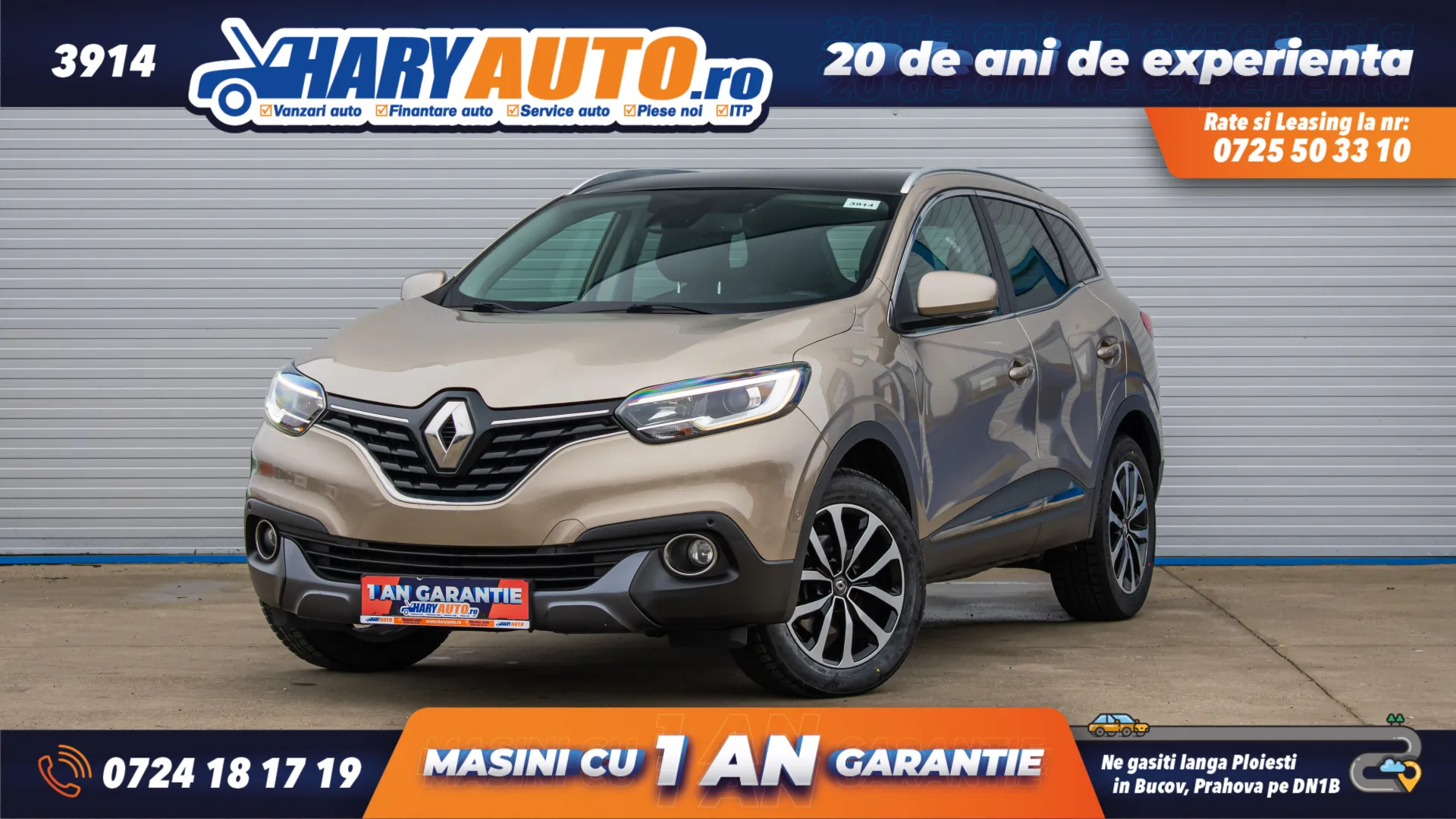 Cumpara/ Vinde online Renault  Kadjar 2016 SH, la cel mai bun pret pentru tine!