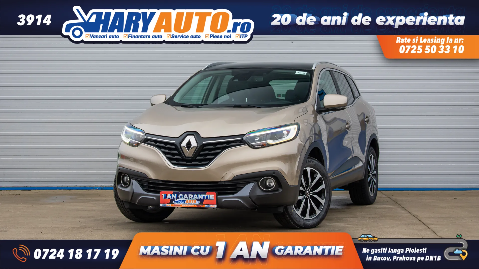 Cumpara/ Vinde online Renault  Kadjar 2016 SH, la cel mai bun pret pentru tine!
