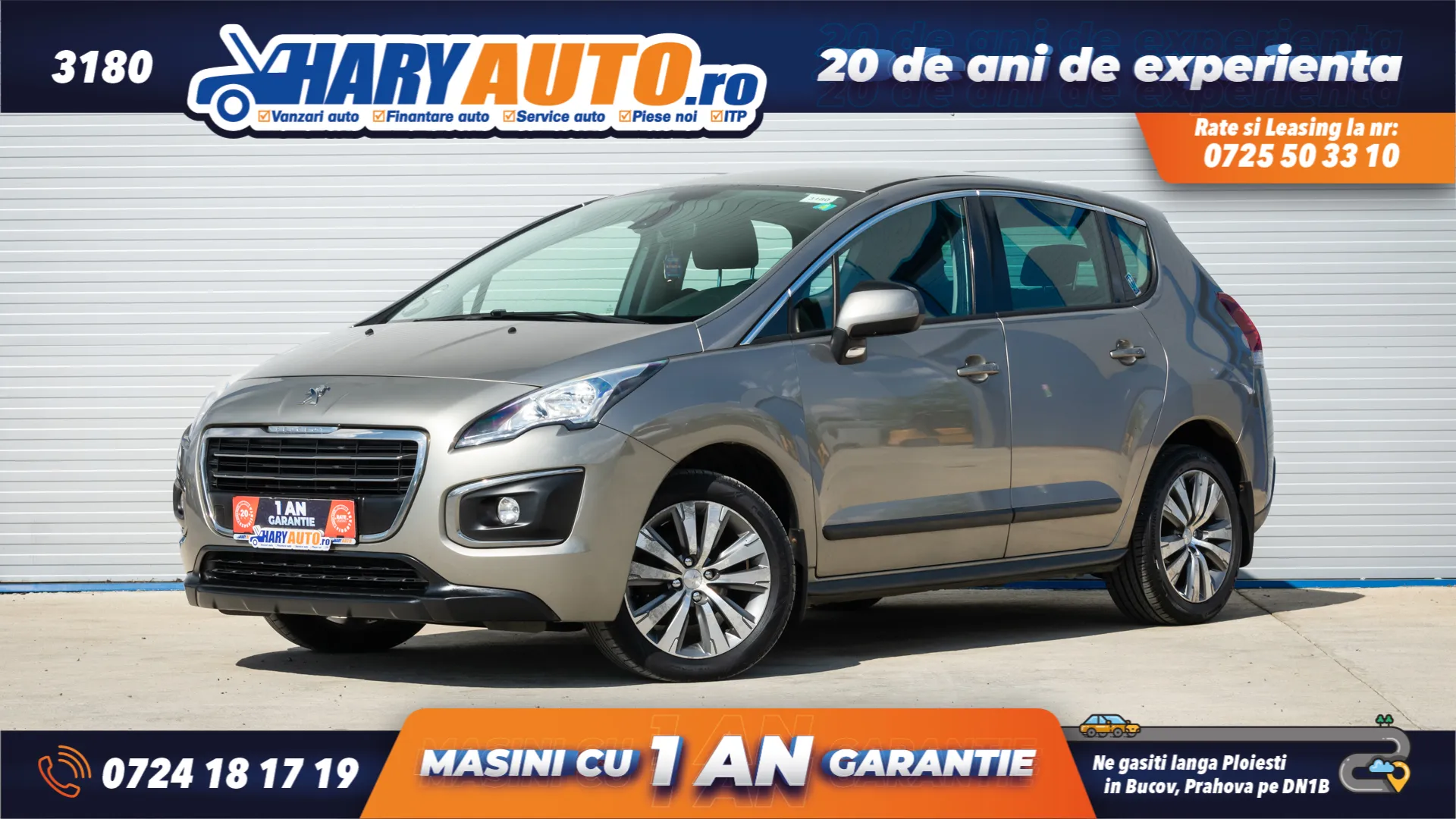 Cumpara/ Vinde online Peugeot 3008 2014 SH, la cel mai bun pret pentru tine!