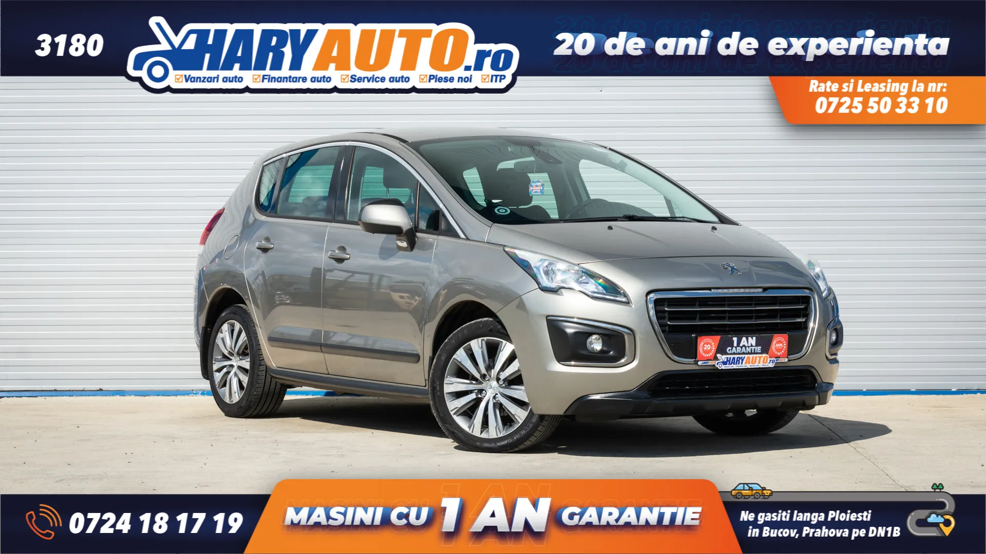 Cumpara/ Vinde online Peugeot 3008 2014 SH, la cel mai bun pret pentru tine!