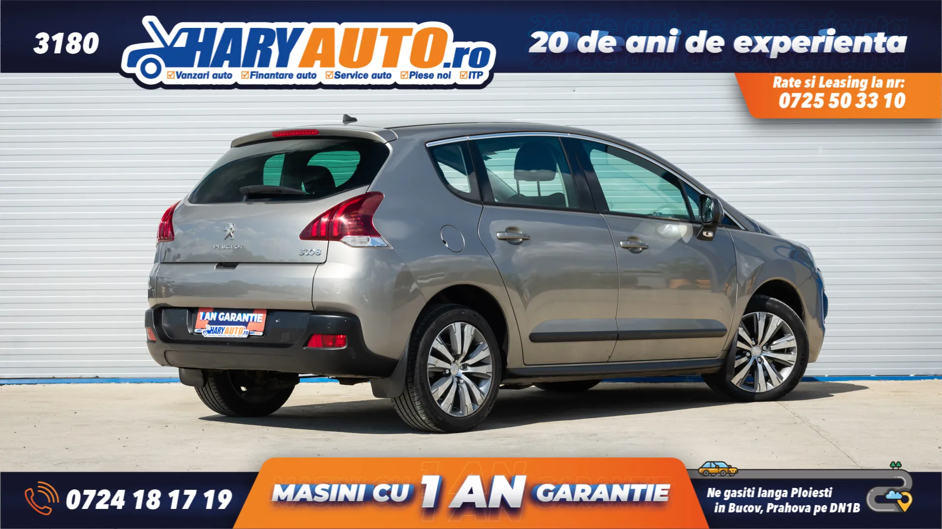 Cumpara/ Vinde online Peugeot 3008 2014 SH, la cel mai bun pret pentru tine!