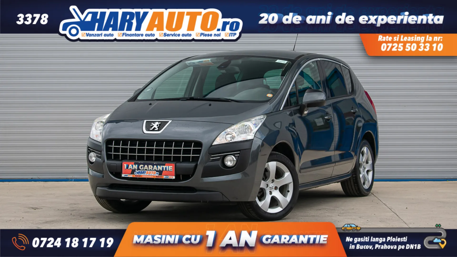 Cumpara/ Vinde online Peugeot 3008 2012 SH, la cel mai bun pret pentru tine!