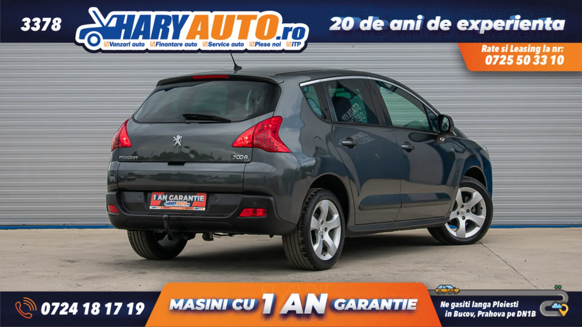 Cumpara/ Vinde online Peugeot 3008 2012 SH, la cel mai bun pret pentru tine!