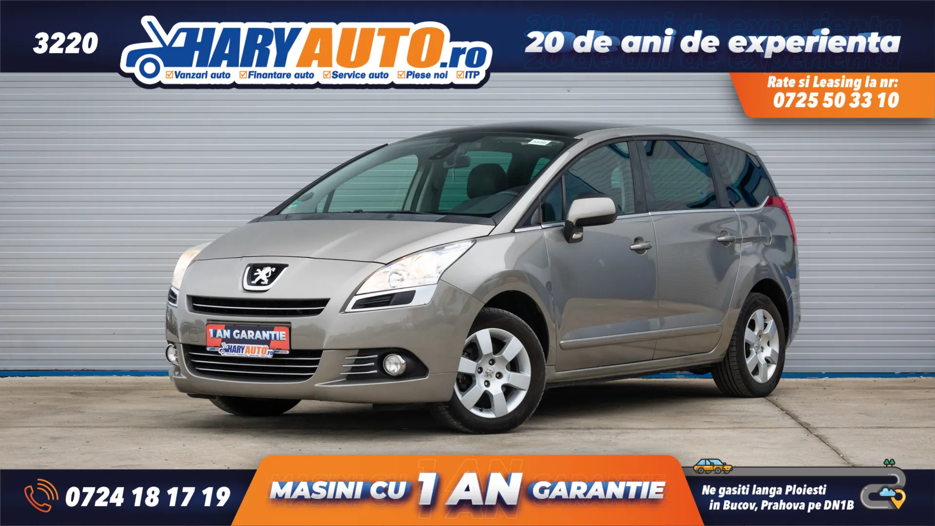Cumpara/ Vinde online Peugeot 5008 2012 SH, la cel mai bun pret pentru tine!