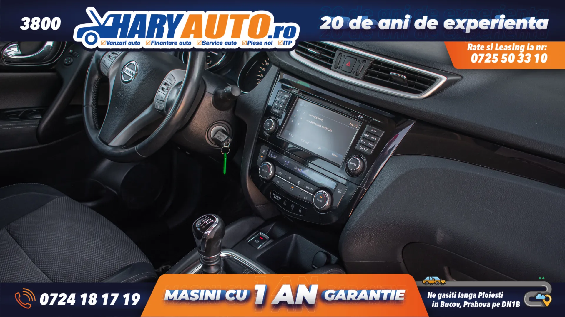 Cumpara/ Vinde online Nissan Qashqai 2014 SH, la cel mai bun pret pentru tine!