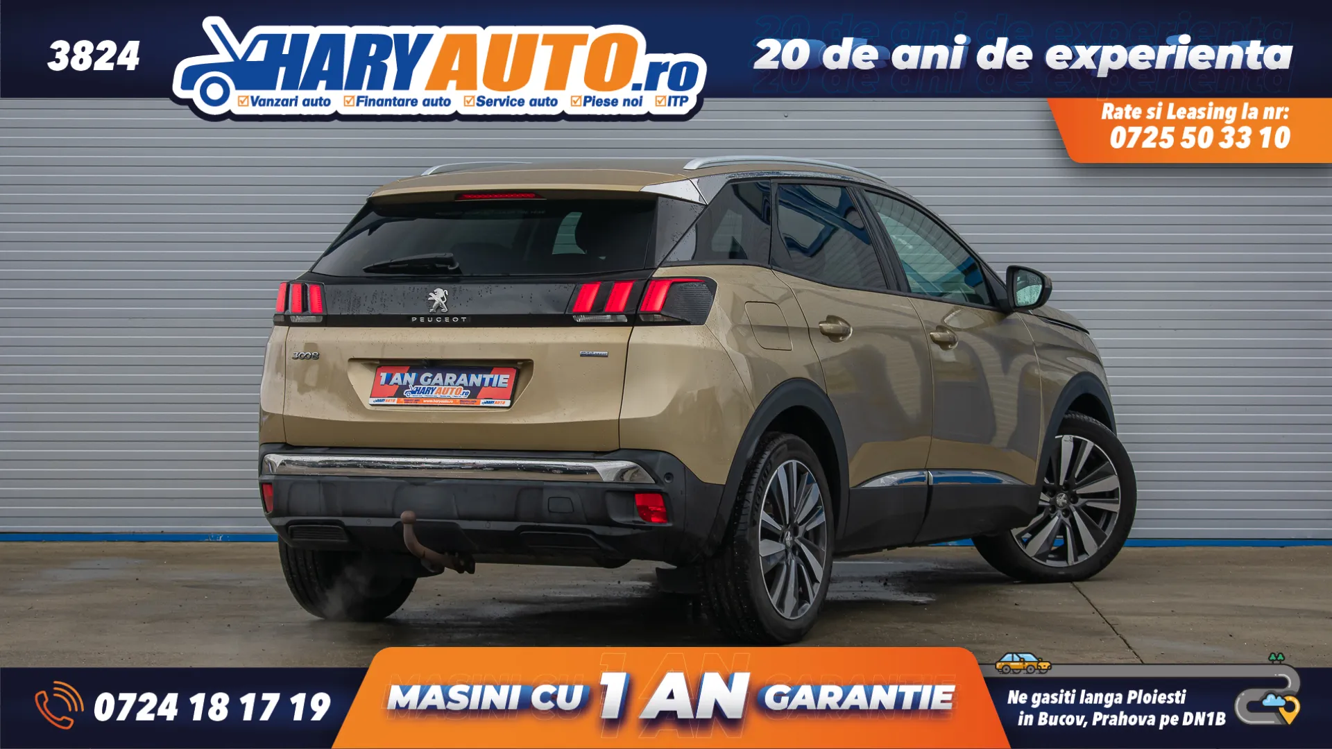 Cumpara/ Vinde online Peugeot 3008 2017 SH, la cel mai bun pret pentru tine!