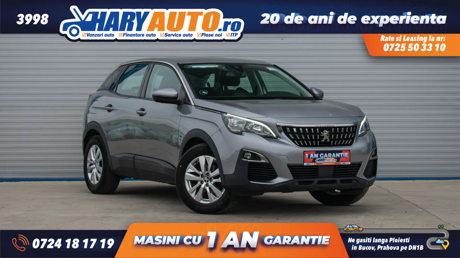 Cumpara/ Vinde online Peugeot 3008 2018 SH, la cel mai bun pret pentru tine!