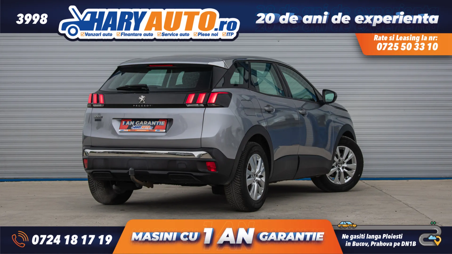 Cumpara/ Vinde online Peugeot 3008 2018 SH, la cel mai bun pret pentru tine!