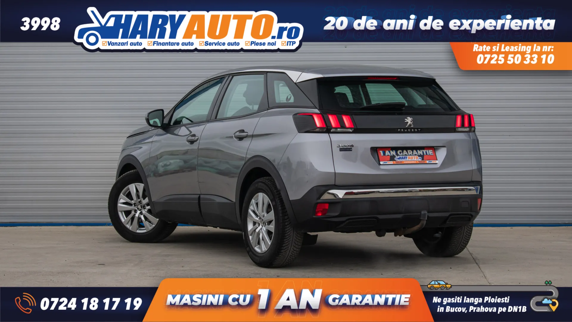 Cumpara/ Vinde online Peugeot 3008 2018 SH, la cel mai bun pret pentru tine!