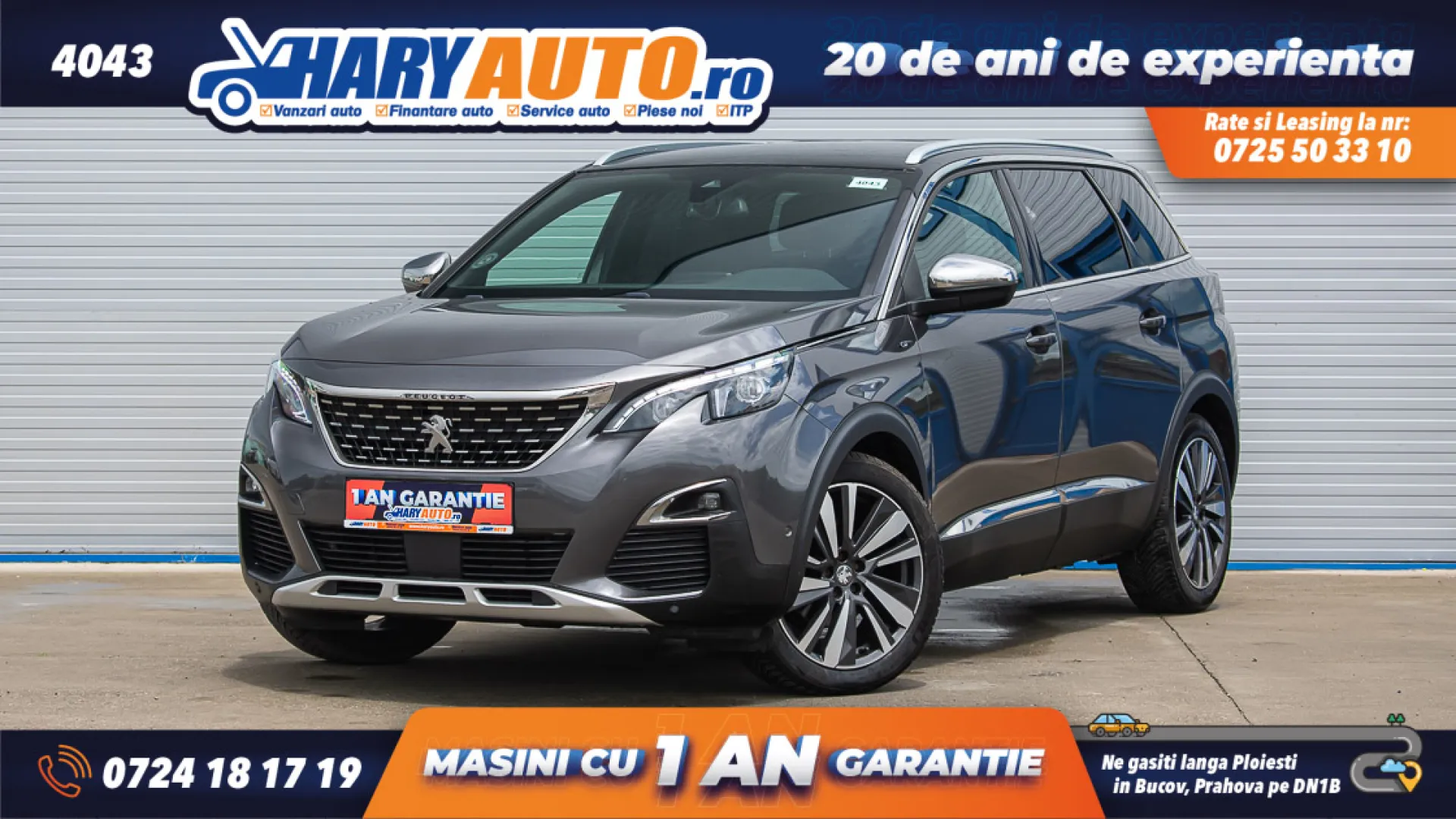 Cumpara/ Vinde online Peugeot 5008 2017 SH, la cel mai bun pret pentru tine!
