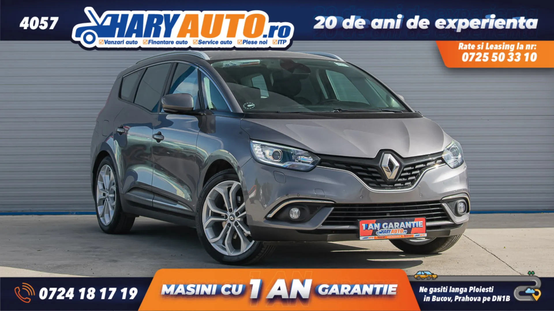 Cumpara/ Vinde online Renault  Grand Scenic 2018 SH, la cel mai bun pret pentru tine!