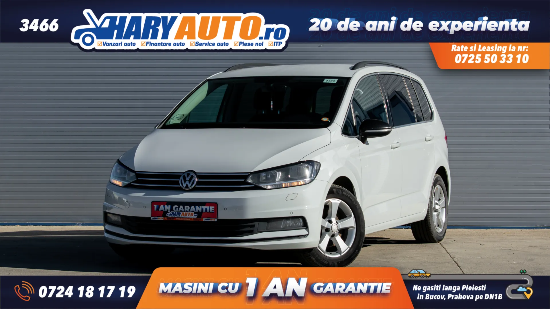 Cumpara/ Vinde online Volkswagen Touran 2018 SH, la cel mai bun pret pentru tine!