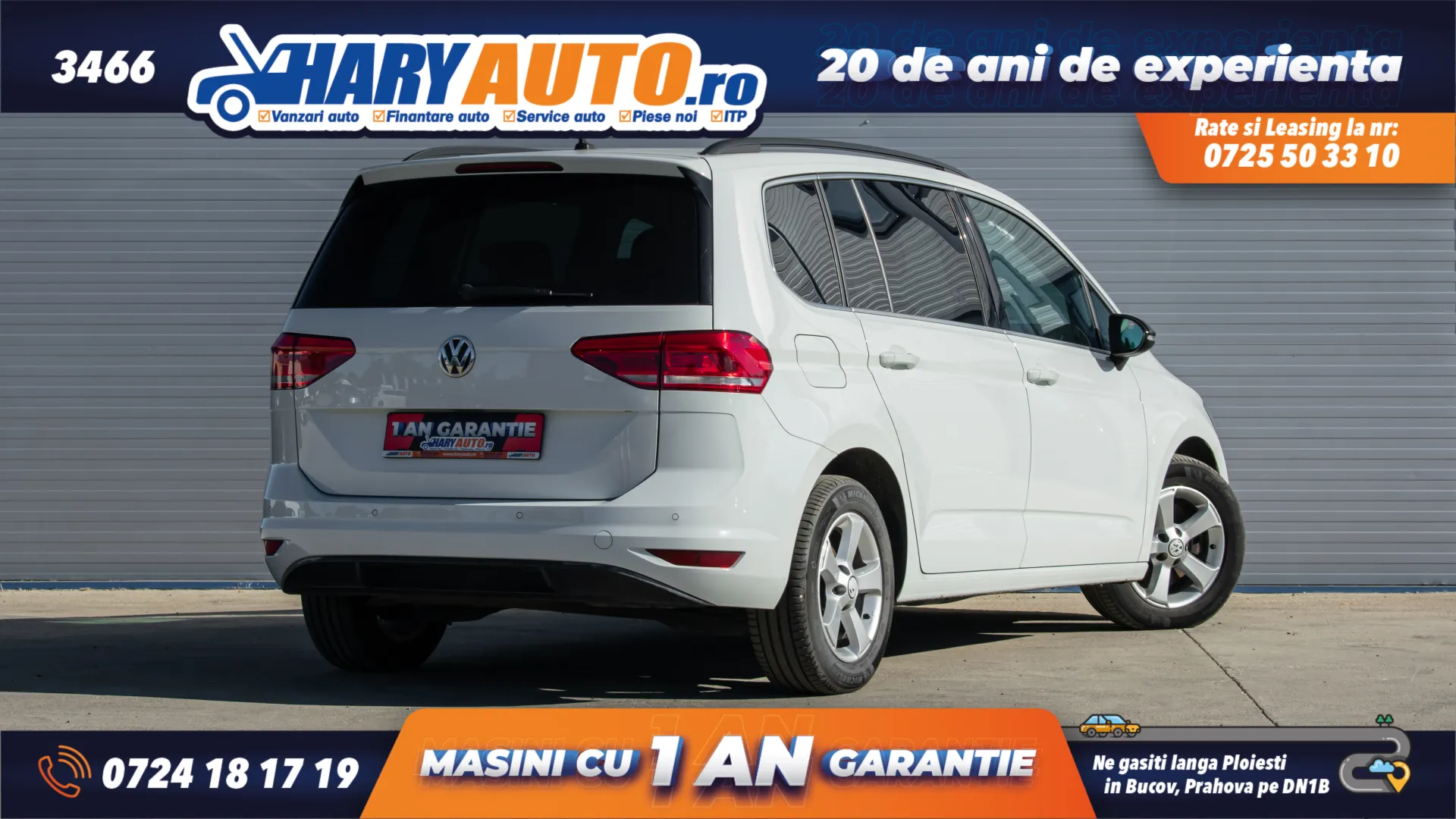 Cumpara/ Vinde online Volkswagen Touran 2018 SH, la cel mai bun pret pentru tine!