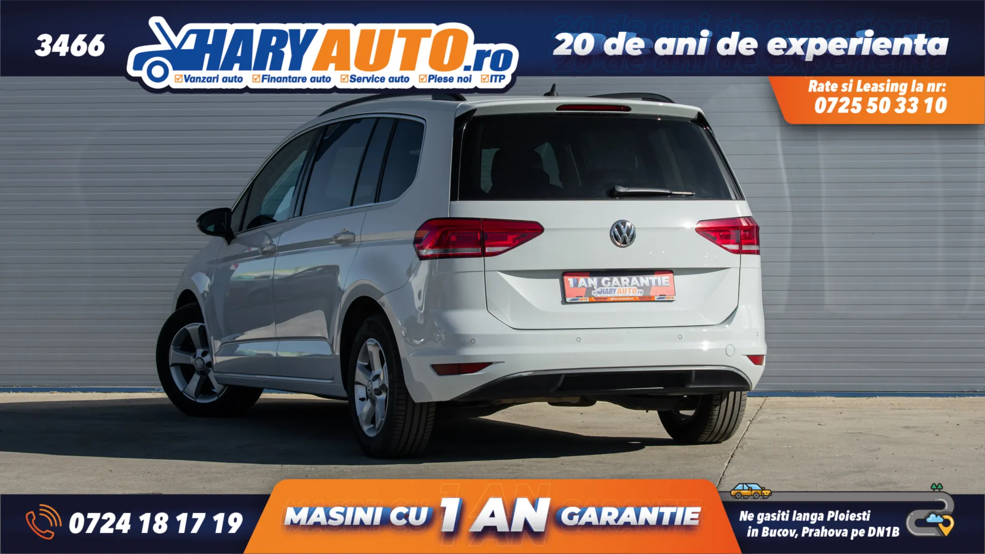 Cumpara/ Vinde online Volkswagen Touran 2018 SH, la cel mai bun pret pentru tine!