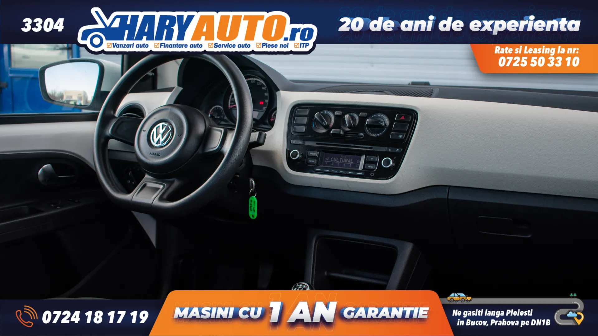 Cumpara/ Vinde online Volkswagen up! 2015 SH, la cel mai bun pret pentru tine!