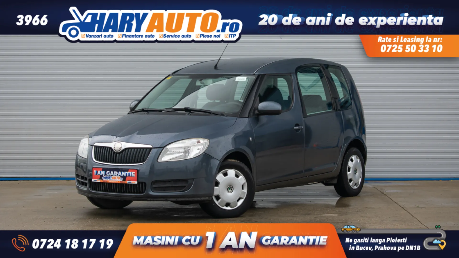 Cumpara/ Vinde online Skoda Roomster 2007 SH, la cel mai bun pret pentru tine!