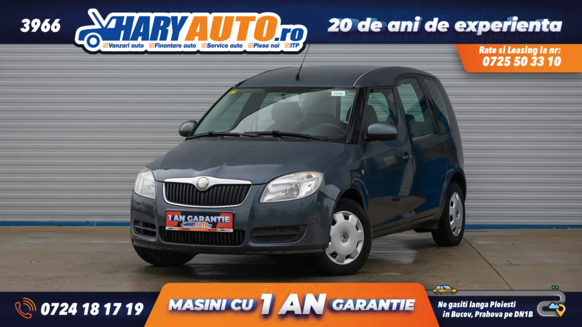 Cumpara/ Vinde online Skoda Roomster 2007 SH, la cel mai bun pret pentru tine!