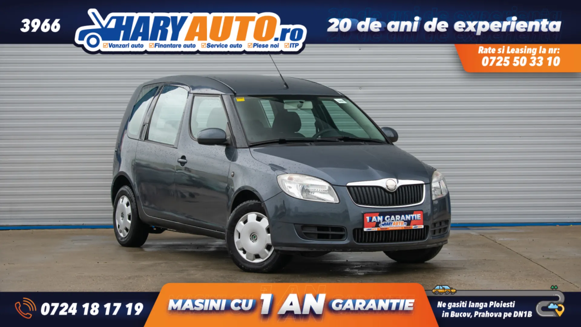 Cumpara/ Vinde online Skoda Roomster 2007 SH, la cel mai bun pret pentru tine!
