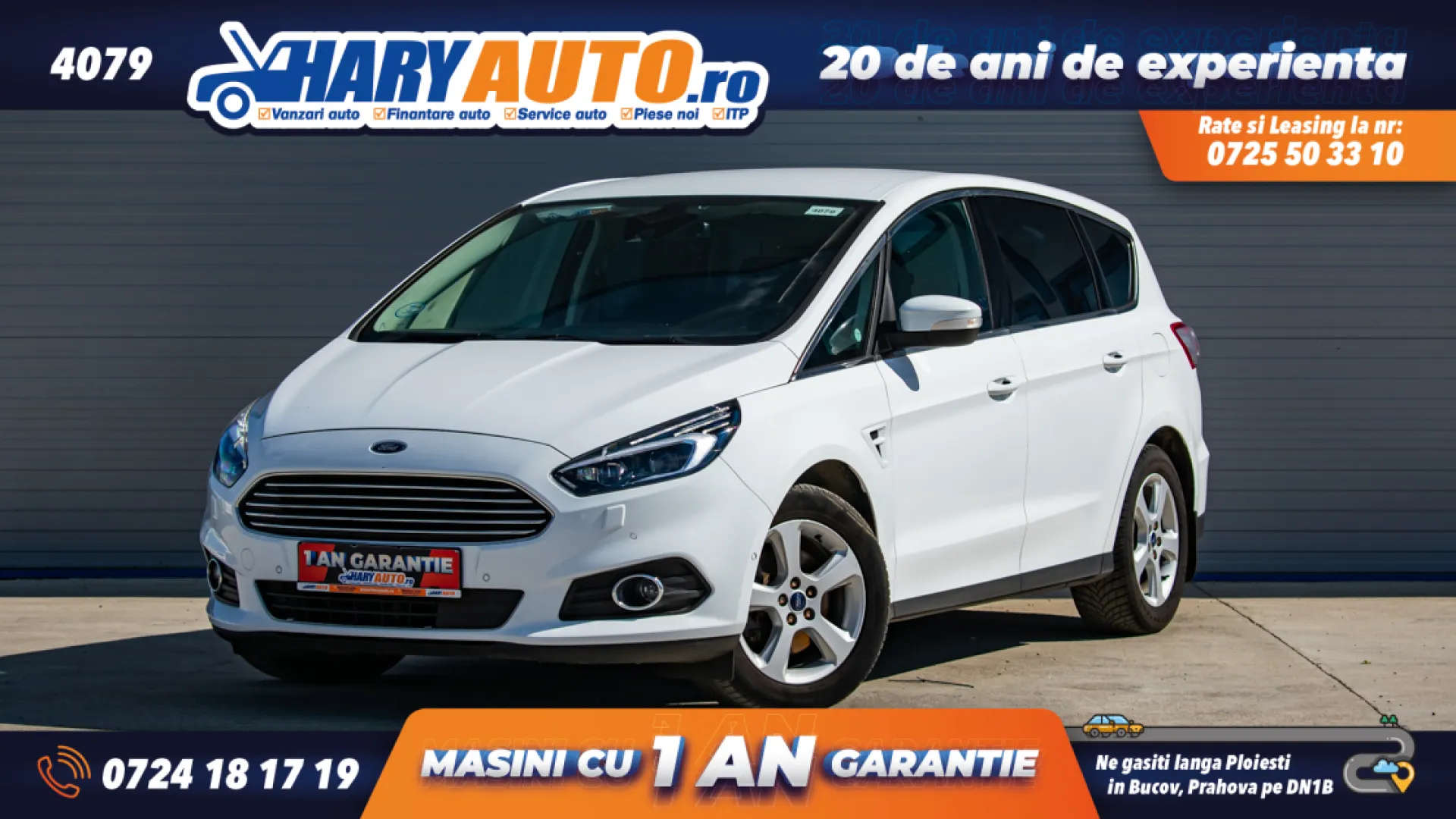 Cumpara/ Vinde online Ford S-Max 2017 SH, la cel mai bun pret pentru tine!