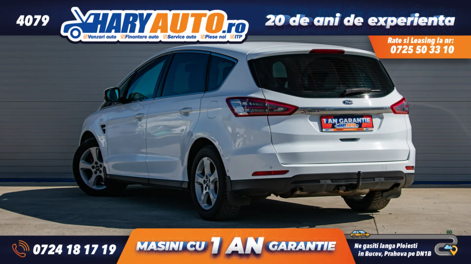 Cumpara/ Vinde online Ford S-Max 2017 SH, la cel mai bun pret pentru tine!