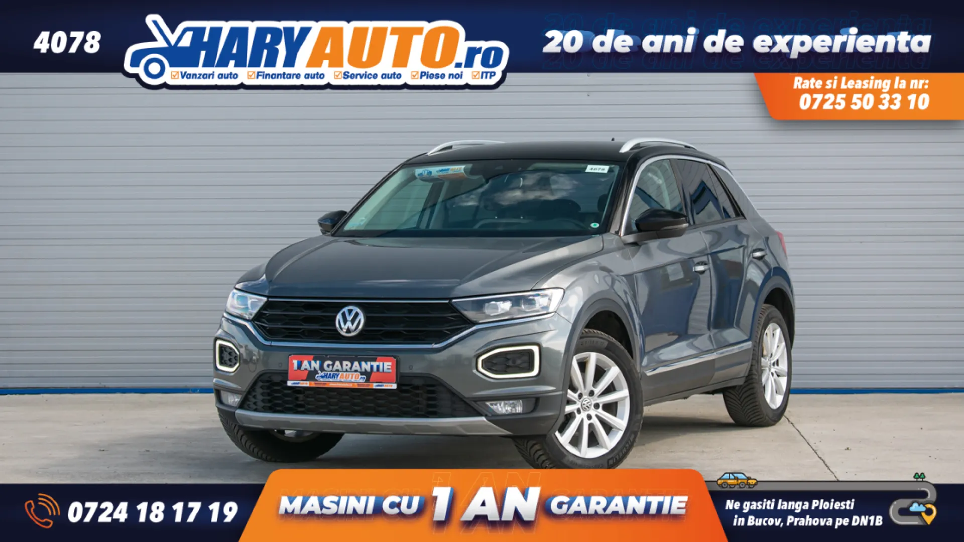 Cumpara/ Vinde online Volkswagen T-Roc 2019 SH, la cel mai bun pret pentru tine!
