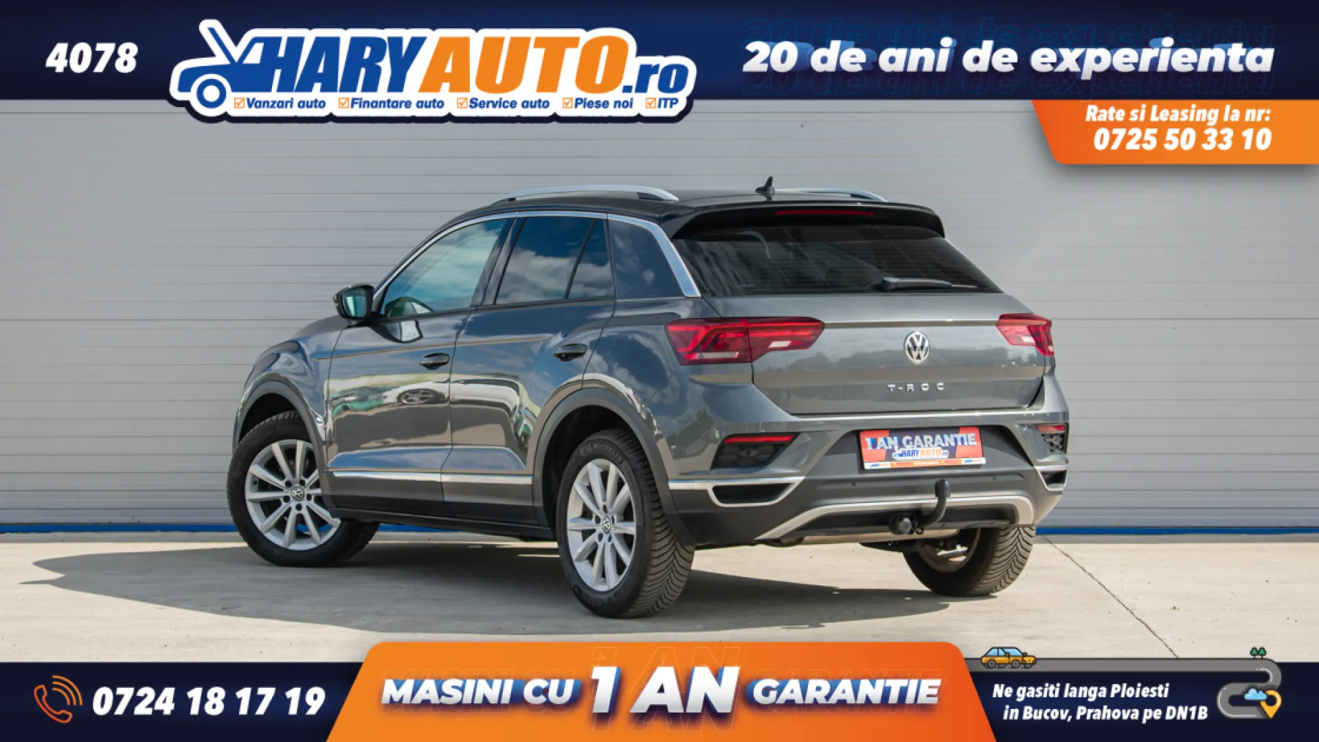 Cumpara/ Vinde online Volkswagen T-Roc 2019 SH, la cel mai bun pret pentru tine!