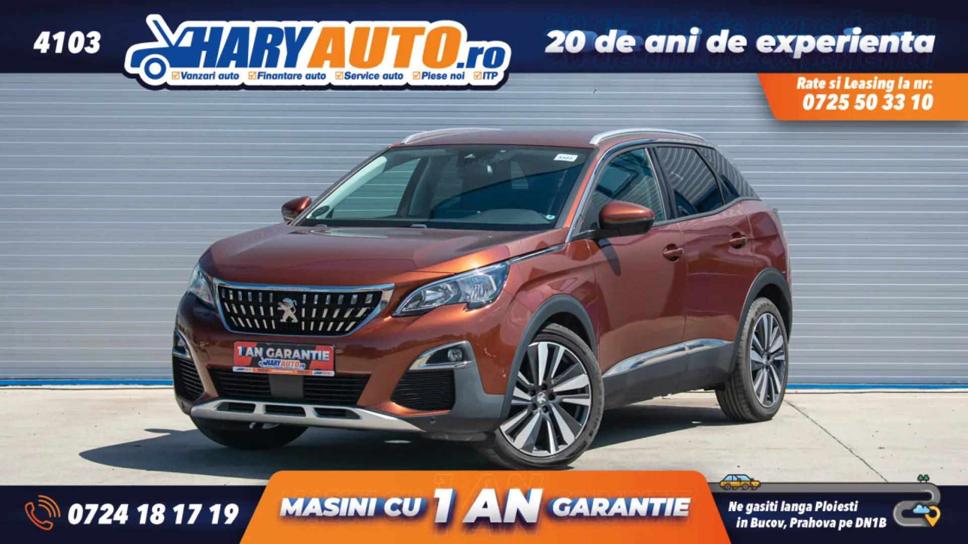 Cumpara/ Vinde online Peugeot 3008 2018 SH, la cel mai bun pret pentru tine!