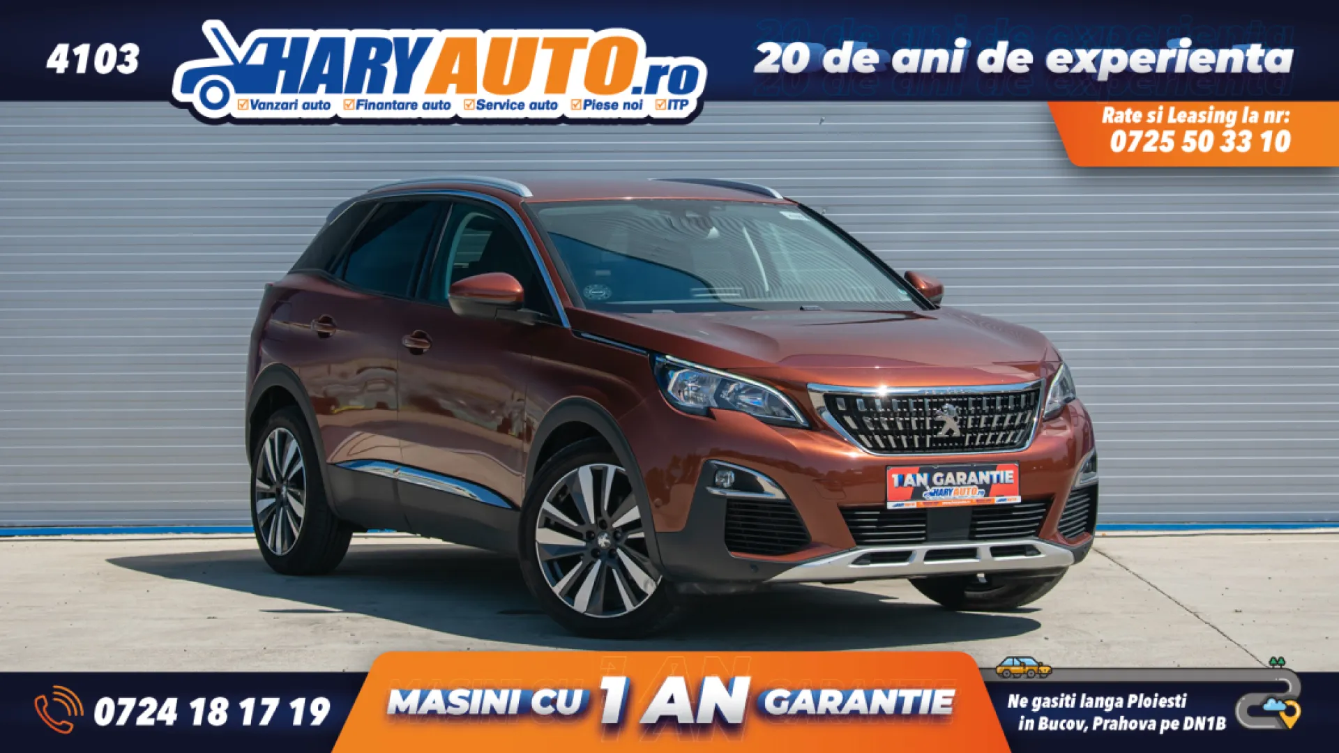 Cumpara/ Vinde online Peugeot 3008 2018 SH, la cel mai bun pret pentru tine!
