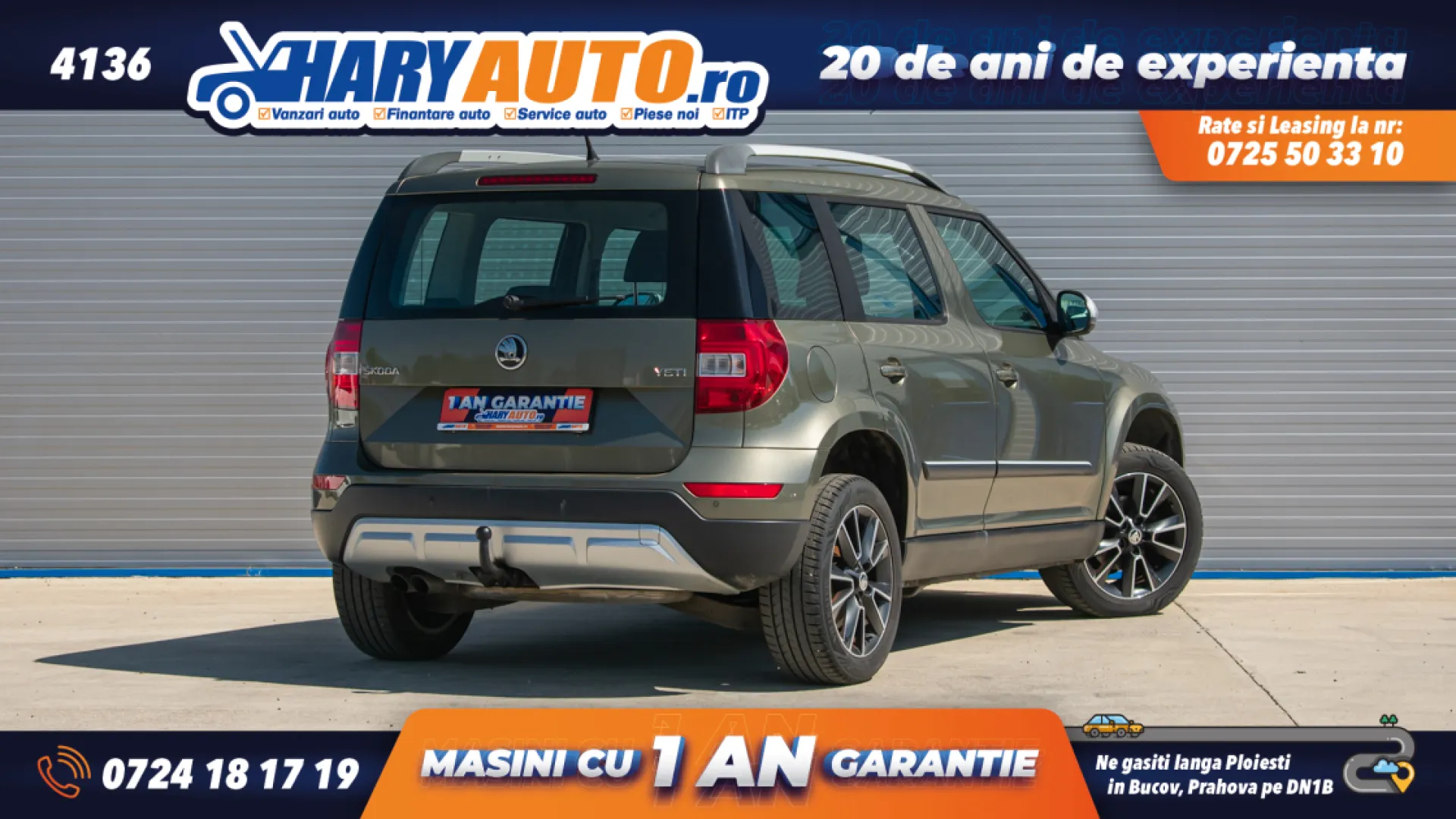 Cumpara/ Vinde online Skoda Yeti 2015 SH, la cel mai bun pret pentru tine!