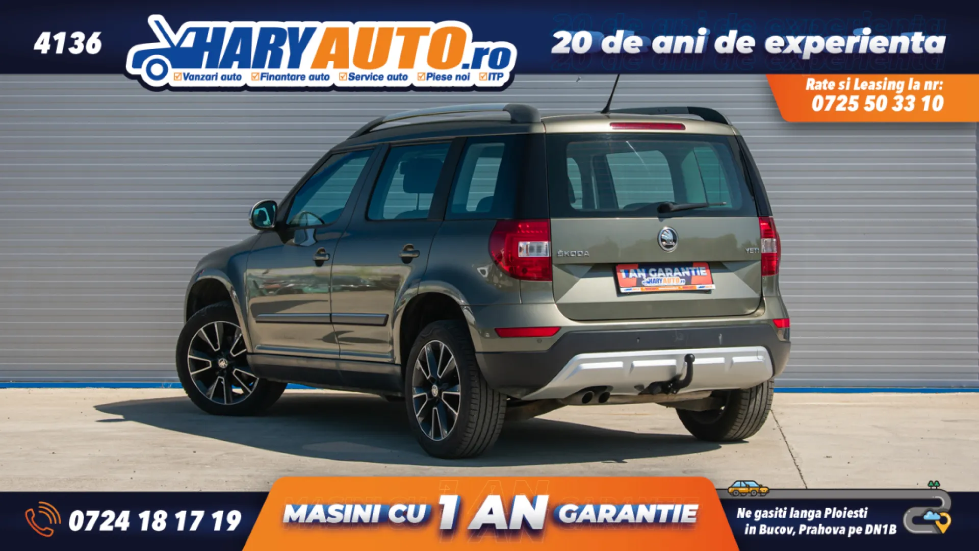 Cumpara/ Vinde online Skoda Yeti 2015 SH, la cel mai bun pret pentru tine!