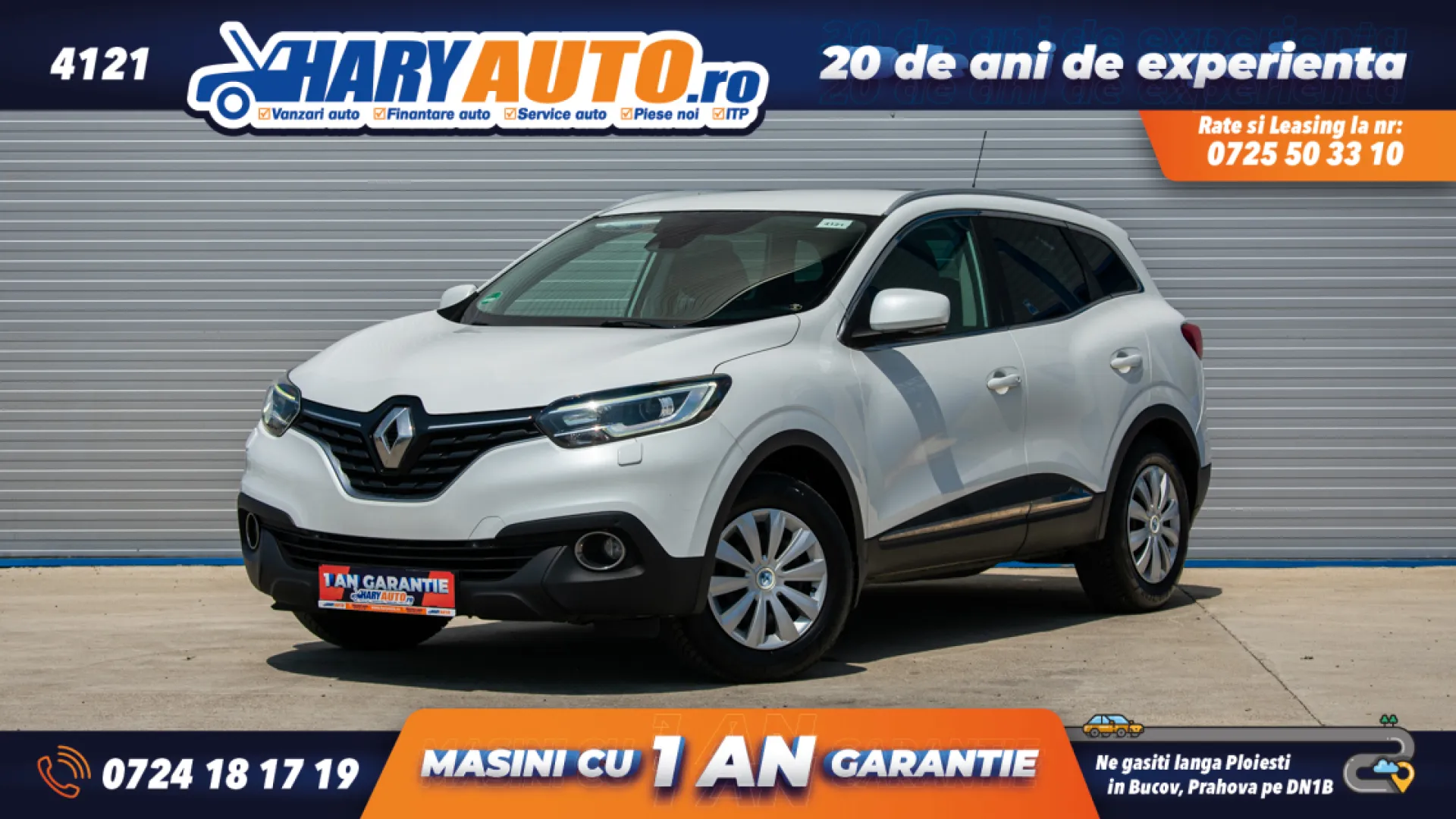 Cumpara/ Vinde online Renault  Kadjar 2016 SH, la cel mai bun pret pentru tine!