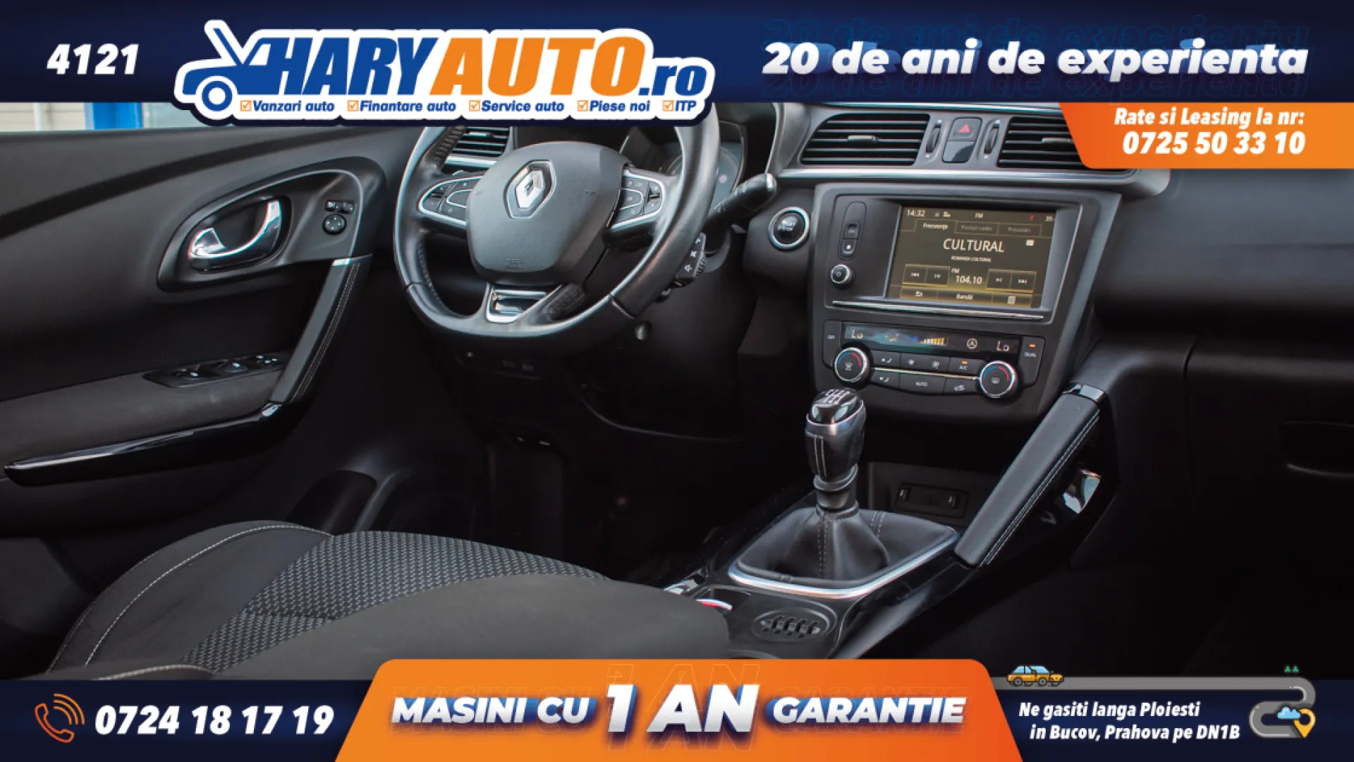 Cumpara/ Vinde online Renault  Kadjar 2016 SH, la cel mai bun pret pentru tine!