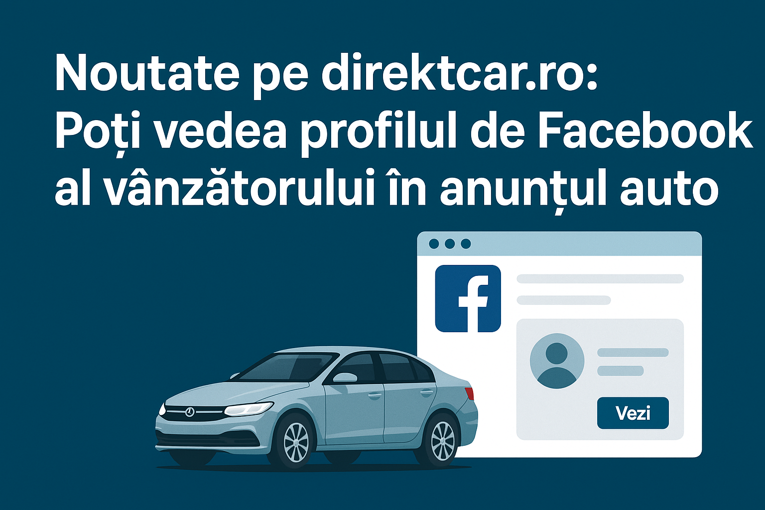 Profilul de facebook direct din anunt